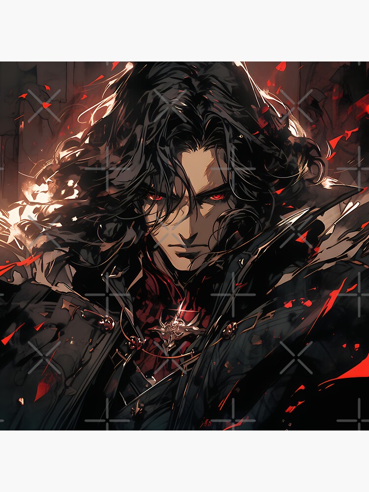 Hunters of the Dark: Explore the Supernatural World with Vampire Hunter D.  Illustrations: Bloodlust Sticker by InsaneLEDP