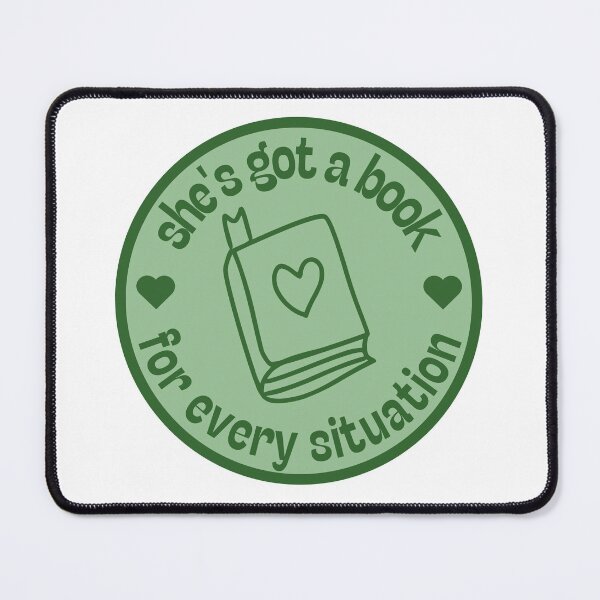 Item preview, She Has a Book For Every Situation designed and sold by OscarAndOphelia.