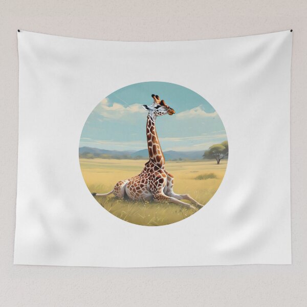 Aperçu de l'œuvre Girafe de yoga créée et vendue par AbsoluteA.