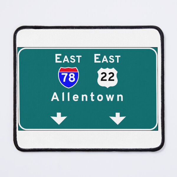 Item preview, Allentown Exit designed and sold by PurpleCowStudio.