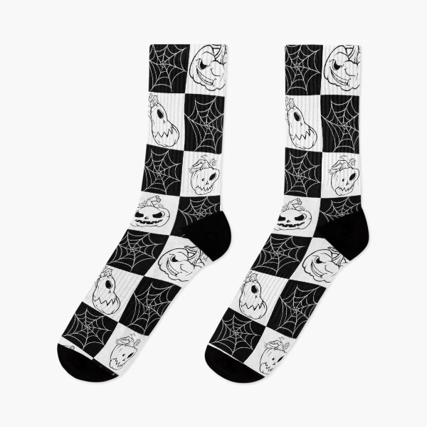 Item preview, Black and White Pumpkin Checker Design designed and sold by CreativeDraws42.