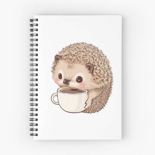 Item preview, Cute hedgehog with coffee designed and sold by Majkel & Majkel.