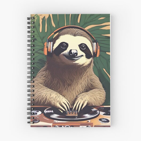 Item preview, Sloth DJ designed and sold by AbsoluteA.