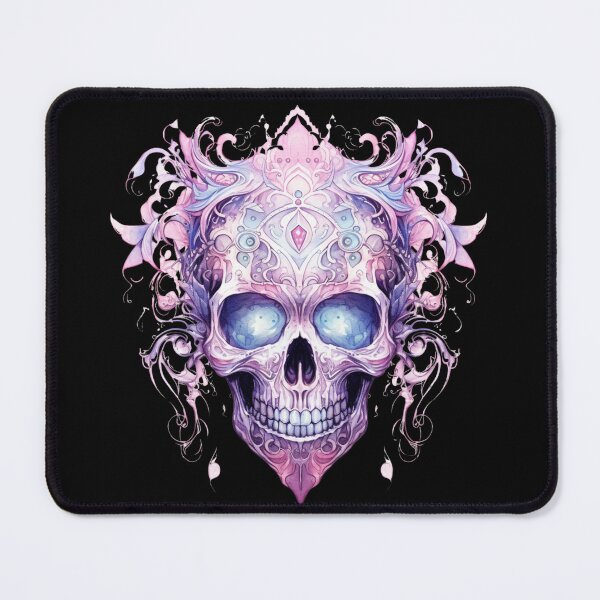 Item preview, pooky Halloween Pink Skull designed and sold by ArtFromBeyond.