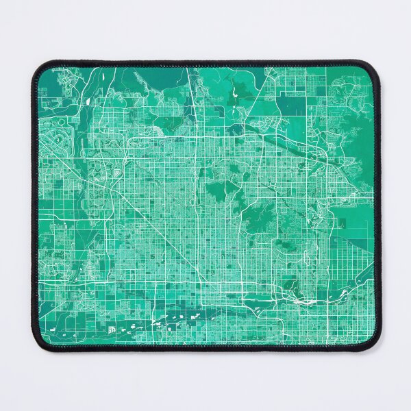 Item preview, Phoenix City Map of Arizona, USA - Watercolor designed and sold by deMAP.