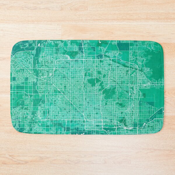 Item preview, Phoenix City Map of Arizona, USA - Watercolor designed and sold by deMAP.