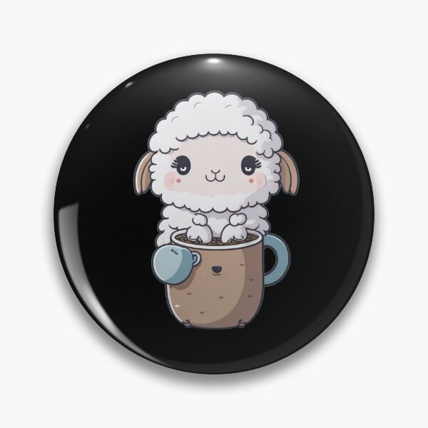 Item preview, Cute sheep with coffee designed and sold by Majkel & Majkel.