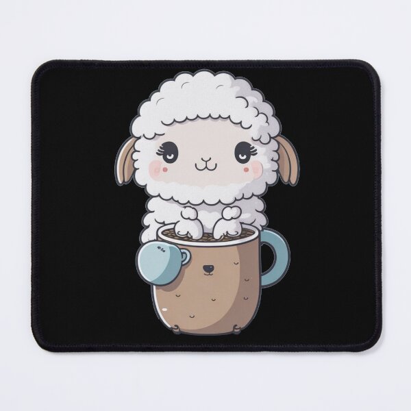 Item preview, Cute sheep with coffee designed and sold by Majkel & Majkel.