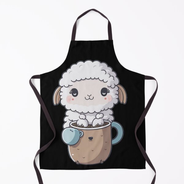 Item preview, Cute sheep with coffee designed and sold by Majkel & Majkel.
