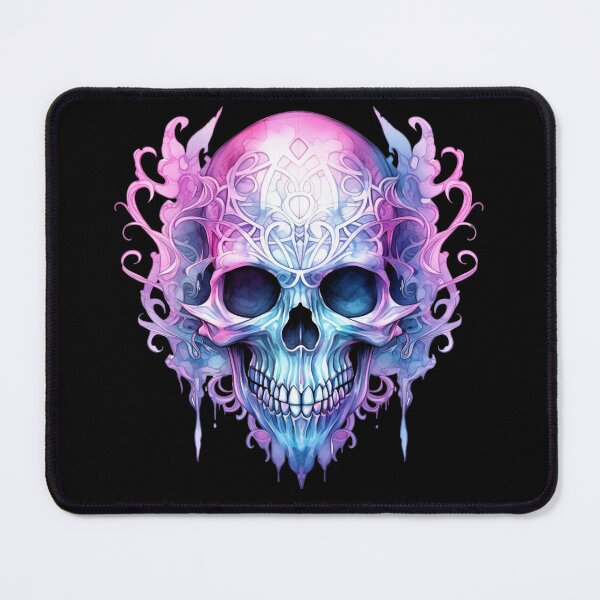 Item preview, Spooky Halloween Pink Skull designed and sold by ArtFromBeyond.