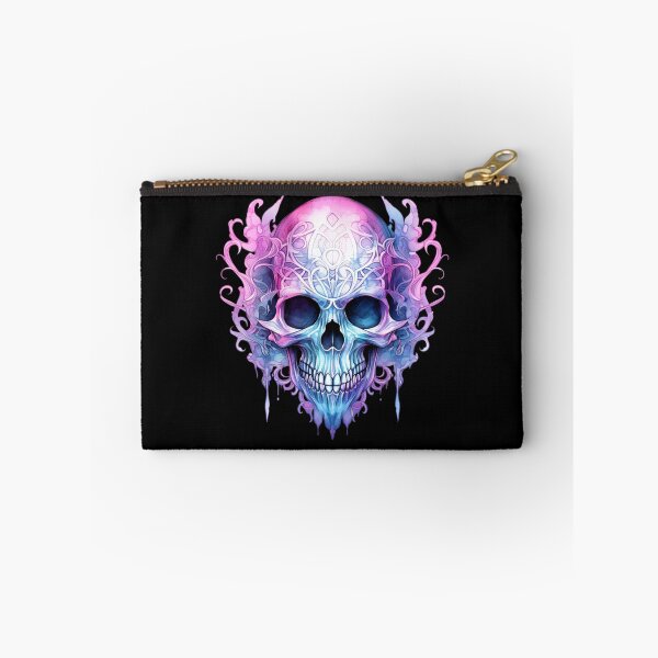 Item preview, Spooky Halloween Pink Skull designed and sold by ArtFromBeyond.