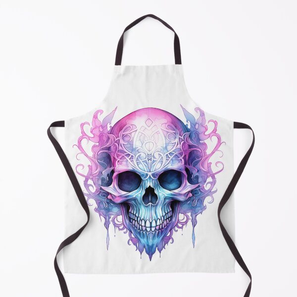 Item preview, Spooky Halloween Pink Skull designed and sold by ArtFromBeyond.