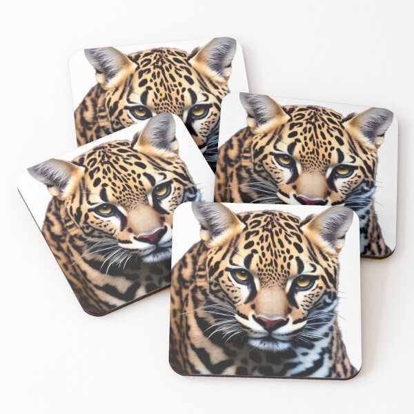 Item preview, Look at this beautiful specimen of ocelot, it is a beautiful feline that lives in Brazil, it can still be in your closet today and just put it in the cart and take it home. designed and sold by Animalissima.