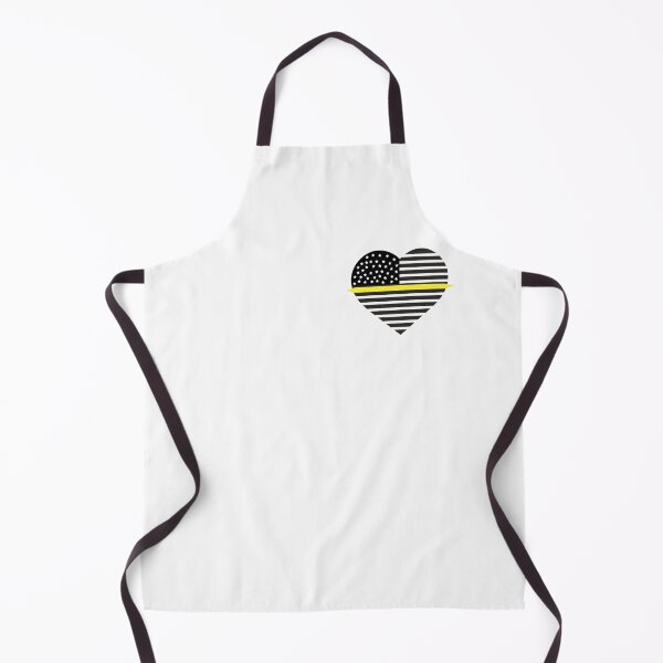 Item preview, Thin Gold Line, 911 Dispatchers Flag over Heart T-Shirt designed and sold by Cowboy Folly.