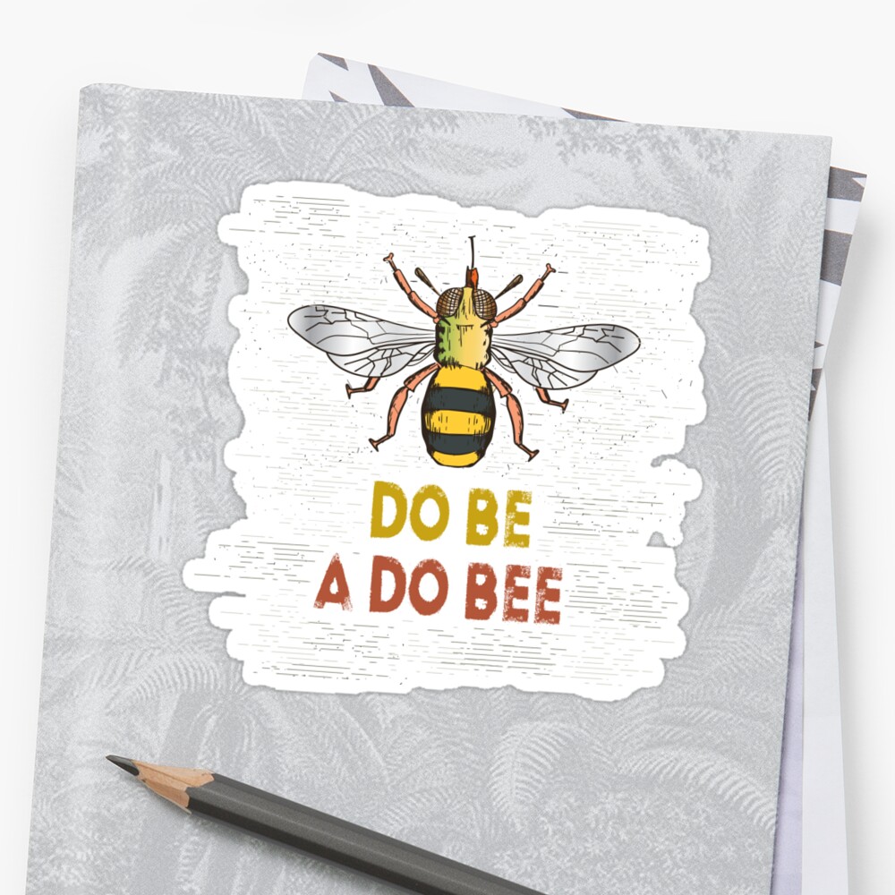 Do Ba A Do Bee Romper Room Shirt Sticker By Robert Diebold