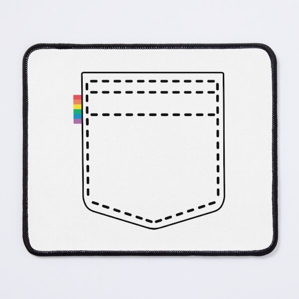 Item preview, Rainbow flag pocket designed and sold by ZhivanCrimson.