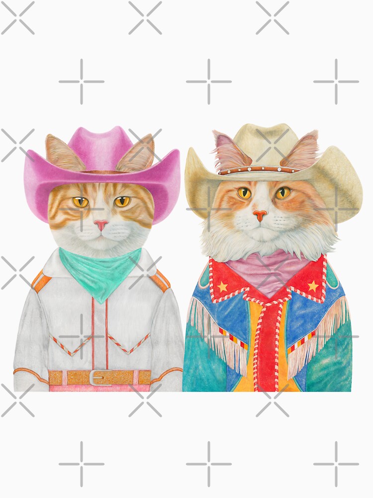 Funny Rodeo Cat T-Shirt, XXL