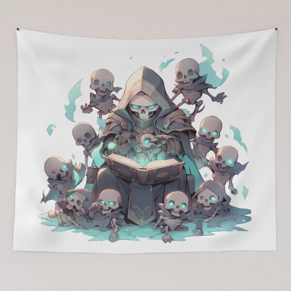 Item preview, Cute Chibi Necromancer Hero designed and sold by SundayDonuts.