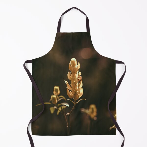 Item preview, Golden shrimp plant macro photography decoration warm tones designed and sold by dankomarcha.