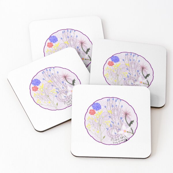 Item preview, Flowers don't tell they show designed and sold by The Menagerie .