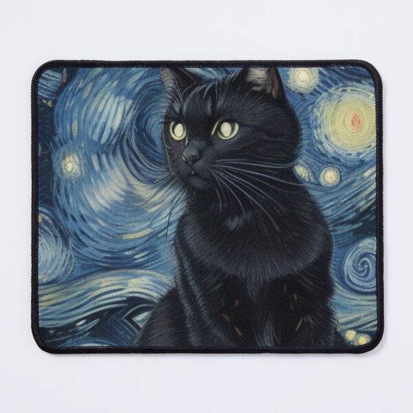 Item preview, Black CatVincent Willem Van gogh Famous Artwork designed and sold by Vangoholic.