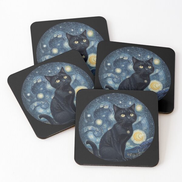 Item preview, Vincent Willem Van gogh Cat Artwork  designed and sold by Vangoholic.