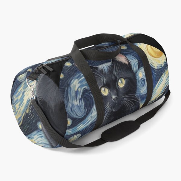 Item preview, Vincent Willem Van gogh Starry Night Black Cat designed and sold by Vangoholic.