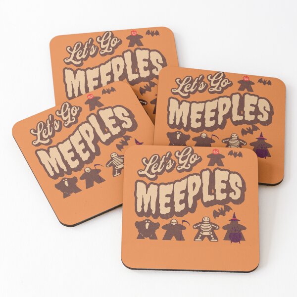 Item preview, Let’s go meeples - Let's Go Spooky like ghouls! Board Game Halloween gift! designed and sold by Zanda-Nerd-Shop.