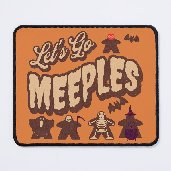 Item preview, Let’s go meeples - Let's Go Spooky like ghouls! Board Game Halloween gift! designed and sold by Zanda-Nerd-Shop.