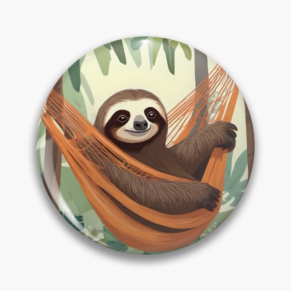 Item preview, Sloth in a Hammock designed and sold by AbsoluteA.
