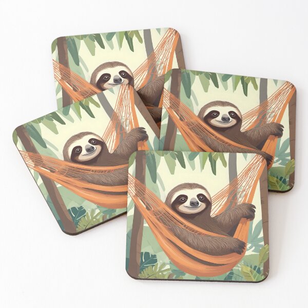 Item preview, Sloth in a Hammock designed and sold by AbsoluteA.