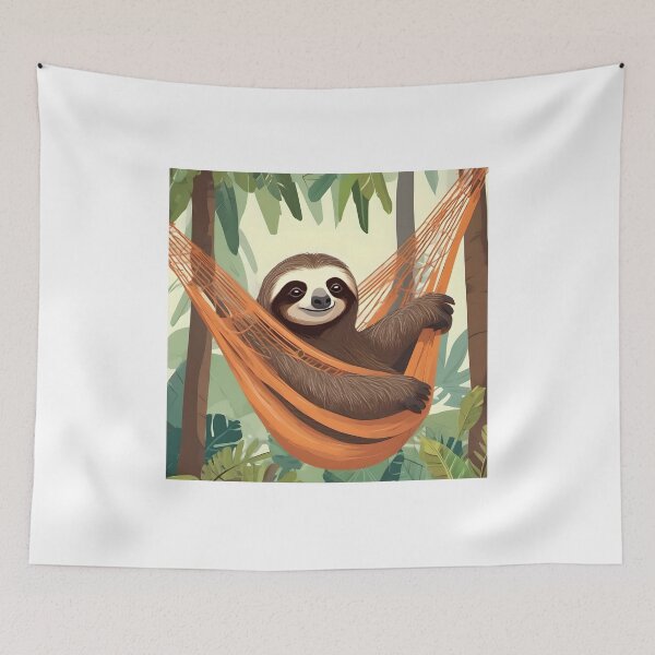 Item preview, Sloth in a Hammock designed and sold by AbsoluteA.
