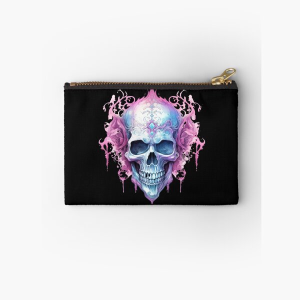 Item preview, Spooky Halloween Pink Skull designed and sold by ArtFromBeyond.