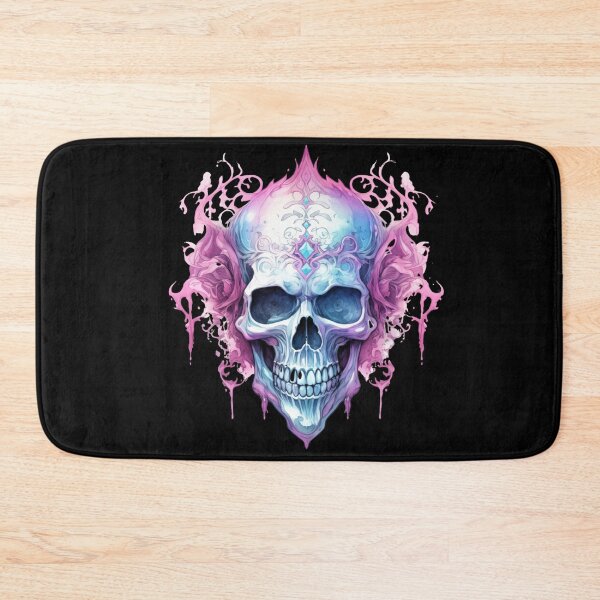 Item preview, Spooky Halloween Pink Skull designed and sold by ArtFromBeyond.
