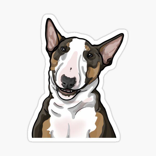 Item preview, Nemo MiniBullterrier Smile designed and sold by Sookiesooker.