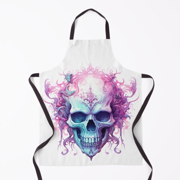 Item preview, Spooky Halloween Pink Skull designed and sold by ArtFromBeyond.