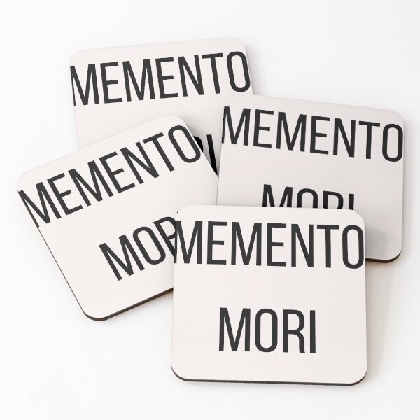 Item preview, Phrases Stoics "Memento Mori" Typography l Style Quote Stoic memento mori designed and sold by StoicWarrior.