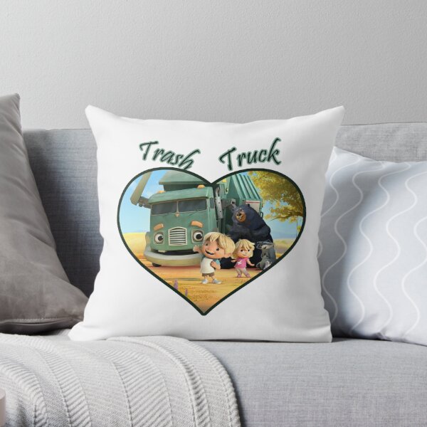 Dump Truck Shaped Pillow, Lorry Cushion for Kids, Decorative