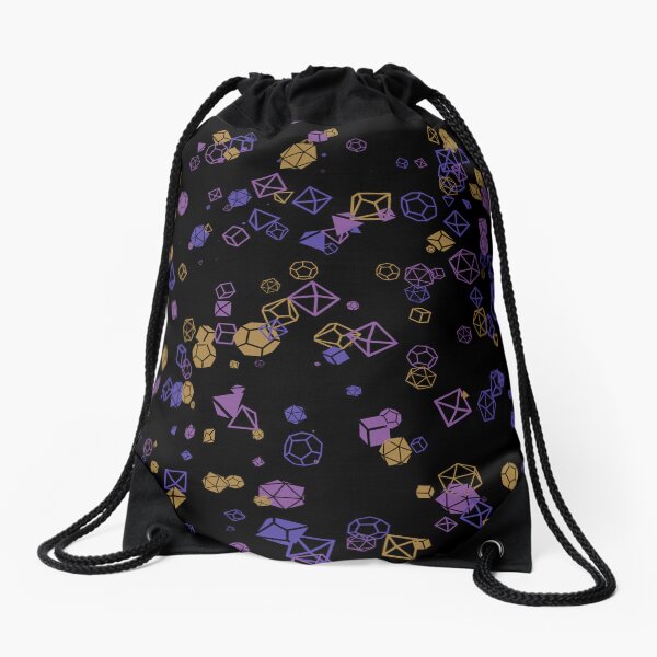 Item preview, Dice Hoard - Purple,Orange and Blue on Black designed and sold by AvengingSassy.