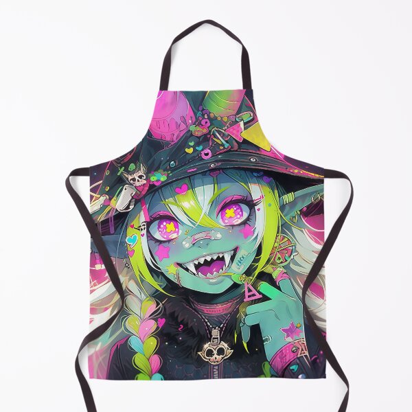 Item preview, Cute Little Demon Witch Anime Girl designed and sold by bubblegoth.