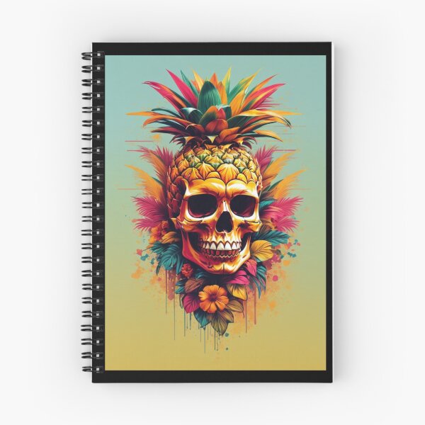 Item preview, A.I Generated Pineapple Skull  designed and sold by GleamingGiant.