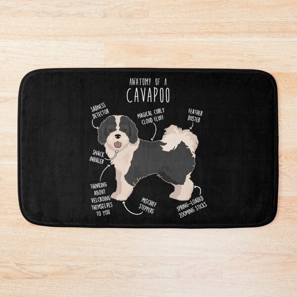 Item preview, Parti Cavapoo Dog Anatomy designed and sold by Clara Hollins.