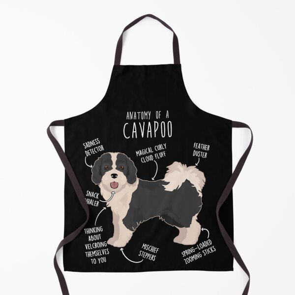 Item preview, Parti Cavapoo Dog Anatomy designed and sold by Clara Hollins.
