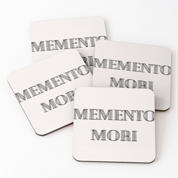 Item preview, Phrases Stoics "Memento Mori" Typography ll Style Quote Stoic memento mori designed and sold by StoicWarrior.