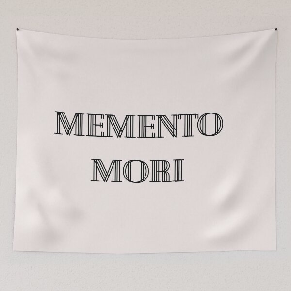 Item preview, Phrases Stoics "Memento Mori" Typography ll Style Quote Stoic memento mori designed and sold by StoicWarrior.
