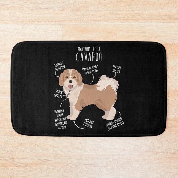 Item preview, Parti Cavapoo Dog Anatomy designed and sold by Clara Hollins.