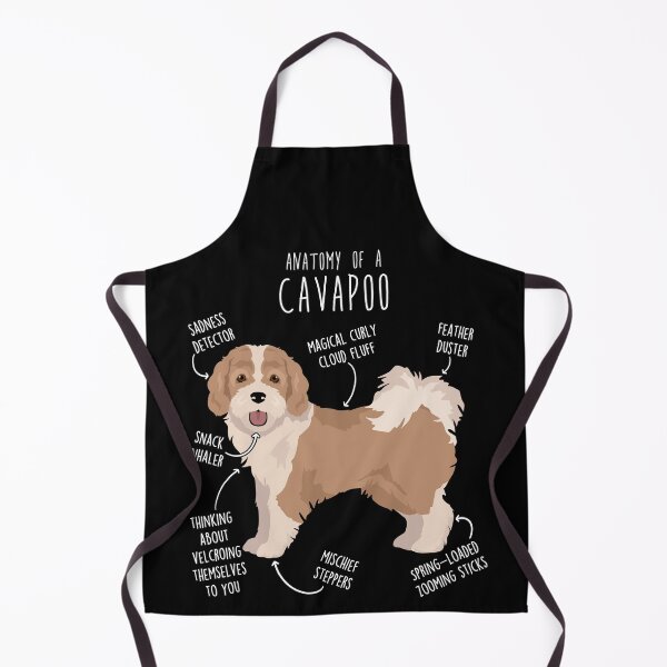 Item preview, Parti Cavapoo Dog Anatomy designed and sold by Clara Hollins.