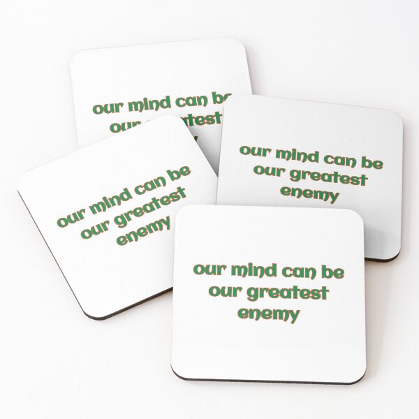 Item preview, our mind can be our greatest enemy designed and sold by LigonGiovanni.