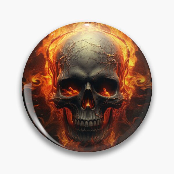 Item preview, Smoldering Skull designed and sold by DocSinn.