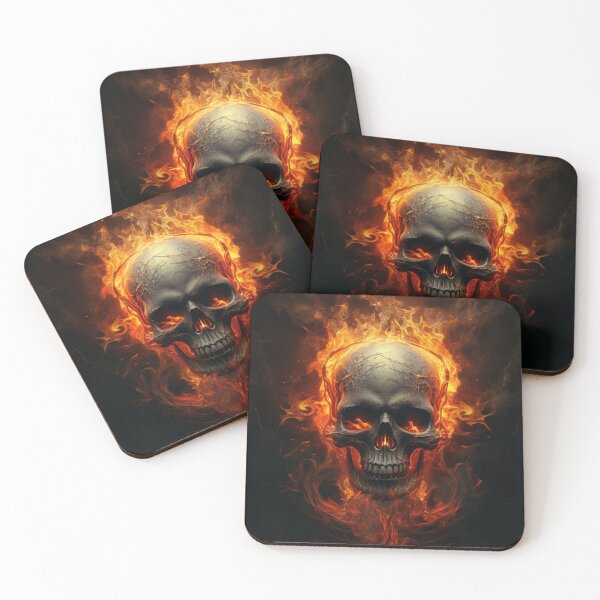 Item preview, Smoldering Skull designed and sold by DocSinn.